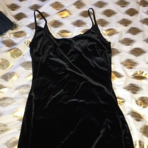 Black Suede Dress
